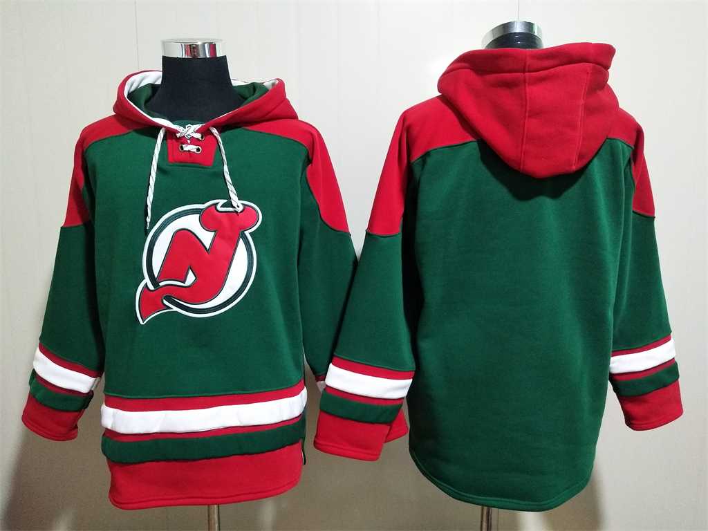 Devils Customized Mens's Green All Stitched Sweatshirt Hoodie,We sell and wholesale Devils Customized Mens's Green All Stitched Sweatshirt Hoodie on line form chian!